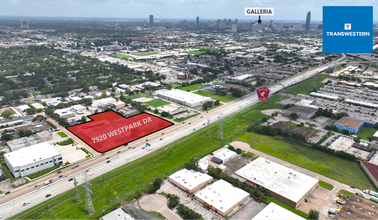 7920 Westpark Dr, Houston, TX - aerial  map view