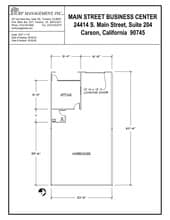 24412 S Main St, Carson, CA for lease Floor Plan- Image 1 of 1
