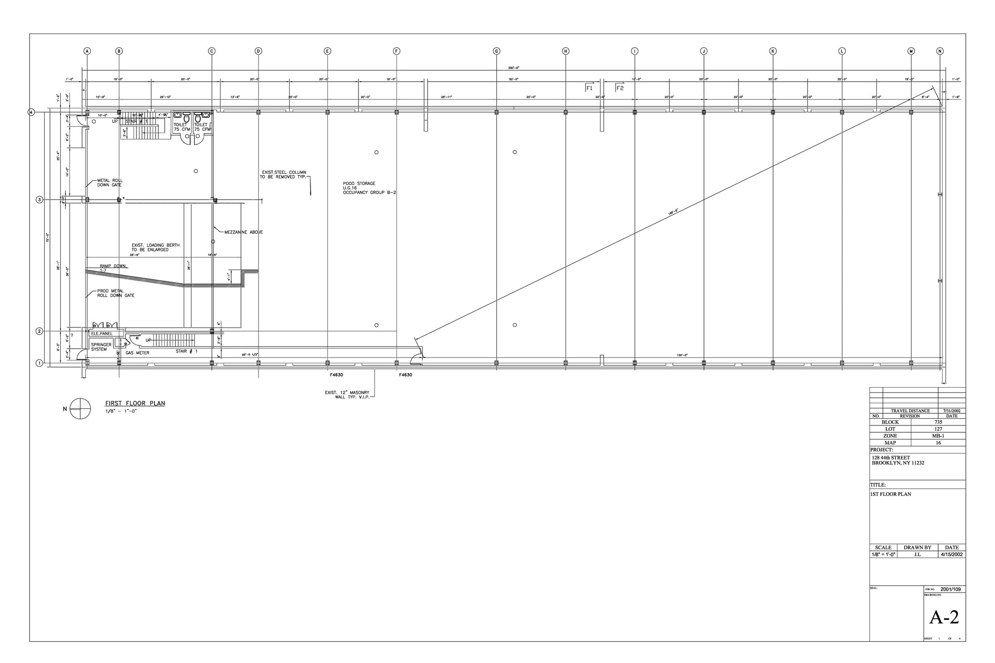128 44th St, Brooklyn, NY for lease Site Plan- Image 1 of 1