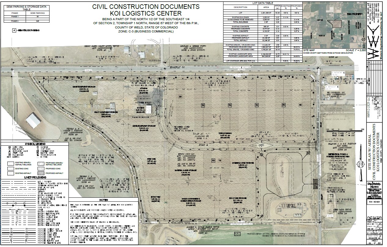 SW Corner of HWY 52 & CR 23, Fort Lupton, CO for sale Site Plan- Image 1 of 3