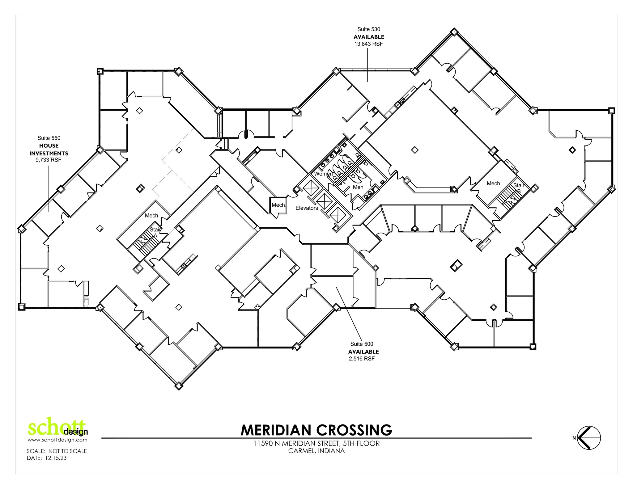 11590 N Meridian St, Carmel, IN for lease Site Plan- Image 1 of 3