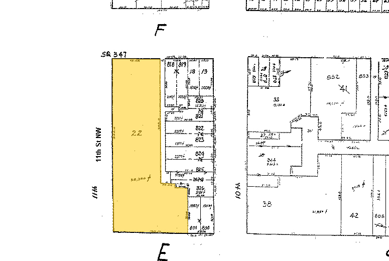 555 11th St NW, Washington, DC for lease - Plat Map - Image 2 of 14