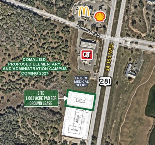 HWY. 281 & Rolling Creek, Spring Branch, TX for lease Primary Photo- Image 1 of 2