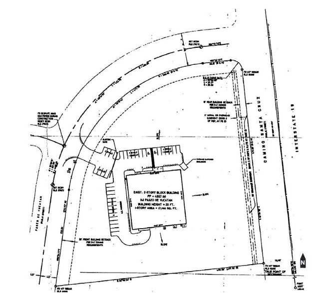 141 Paseo de Yucatan, Rio Rico, AZ for lease - Plat Map - Image 3 of 14