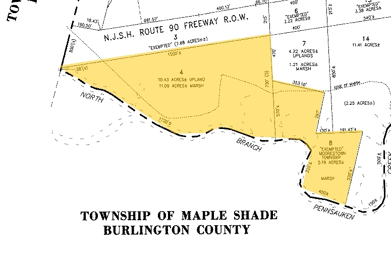 14 Sbar Blvd, Moorestown, NJ for sale Plat Map- Image 1 of 1