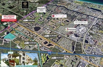 4860 Donald Ross Rd, Palm Beach Gardens, FL - AERIAL  map view - Image1