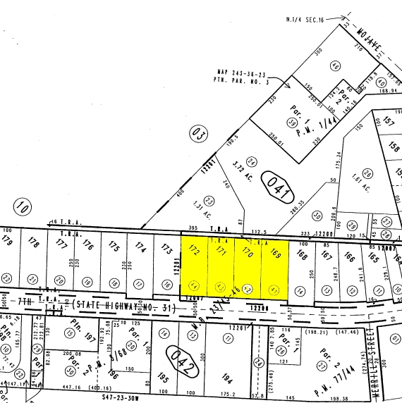 15080 7th St, Victorville, CA for sale Plat Map- Image 1 of 1