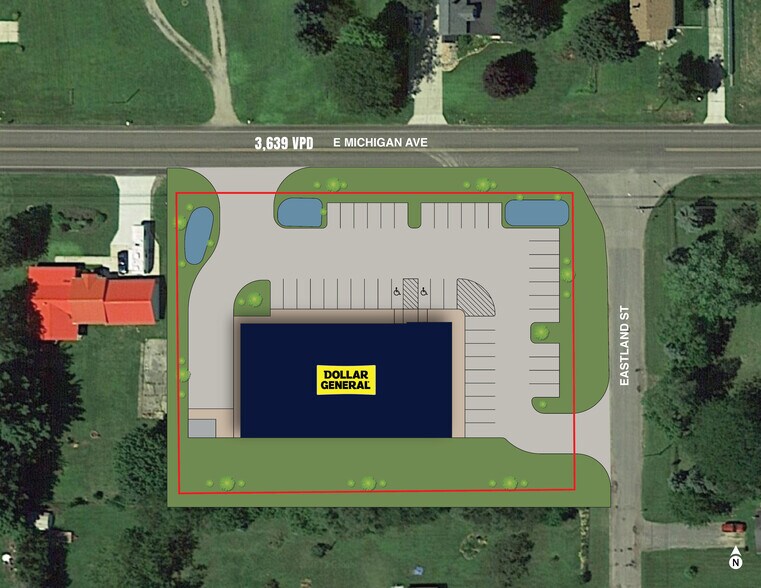 7519 E Michigan Ave, Jackson, MI for sale - Site Plan - Image 2 of 4