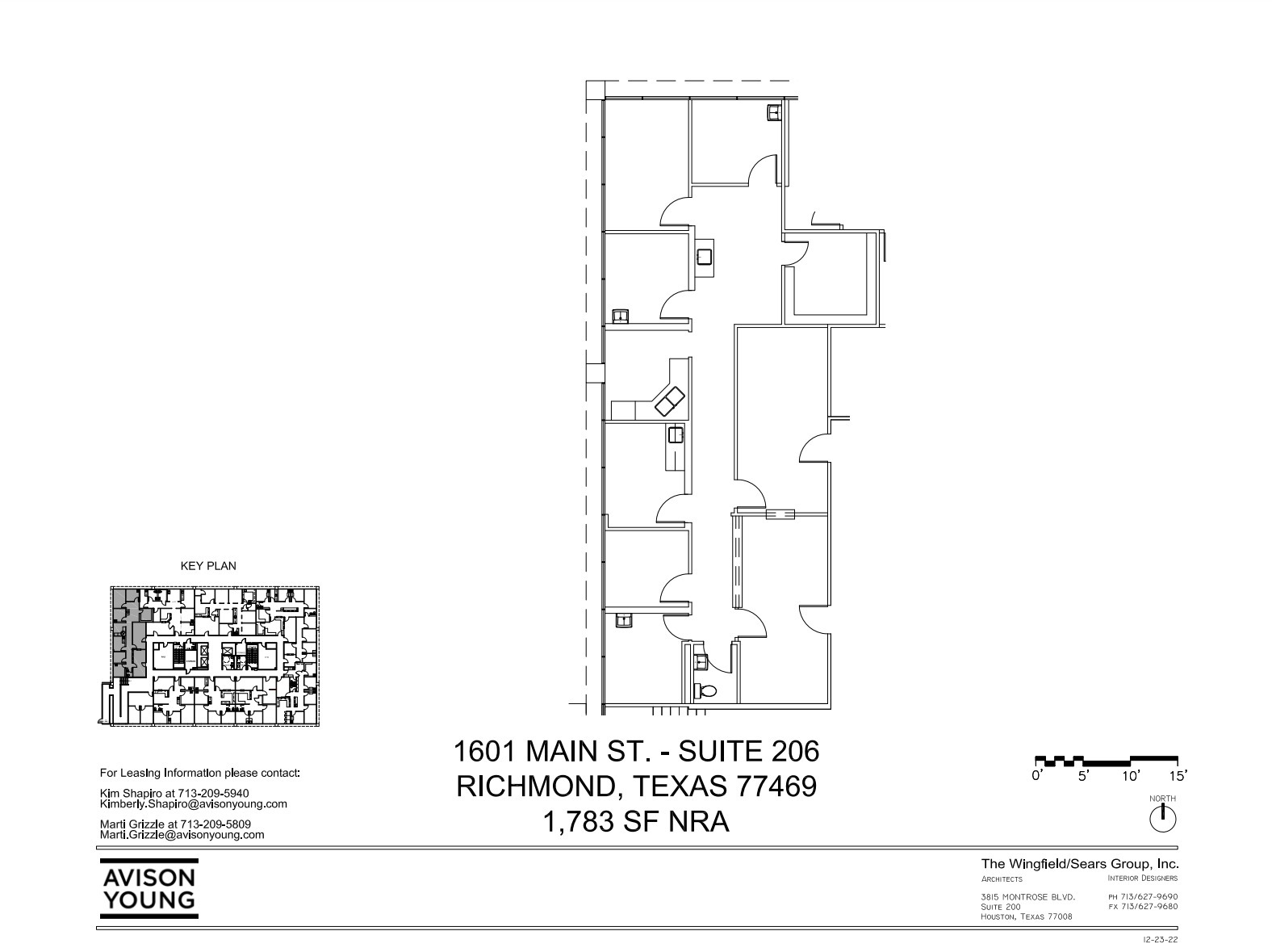 1601 Main St, Richmond, TX for lease Floor Plan- Image 1 of 1