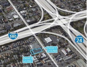 3630 Telegraph Ave, Oakland, CA - aerial  map view