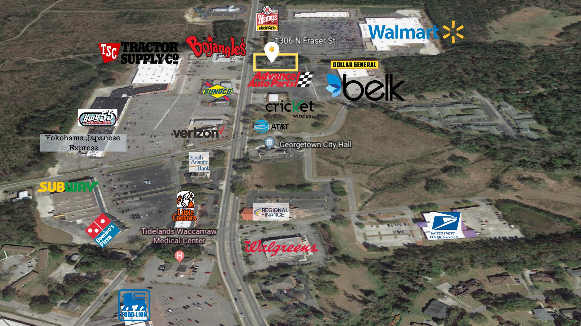 1306 N Fraser St, Georgetown, SC for sale Building Photo- Image 1 of 1