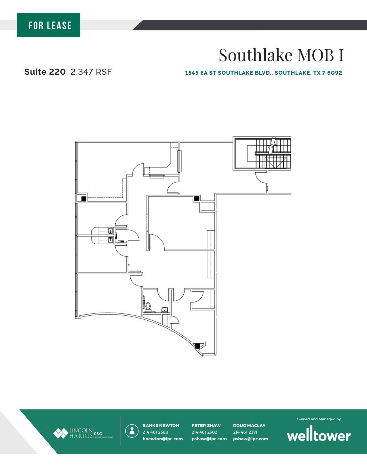 1545 E Southlake Blvd, Southlake, TX for lease Floor Plan- Image 1 of 1