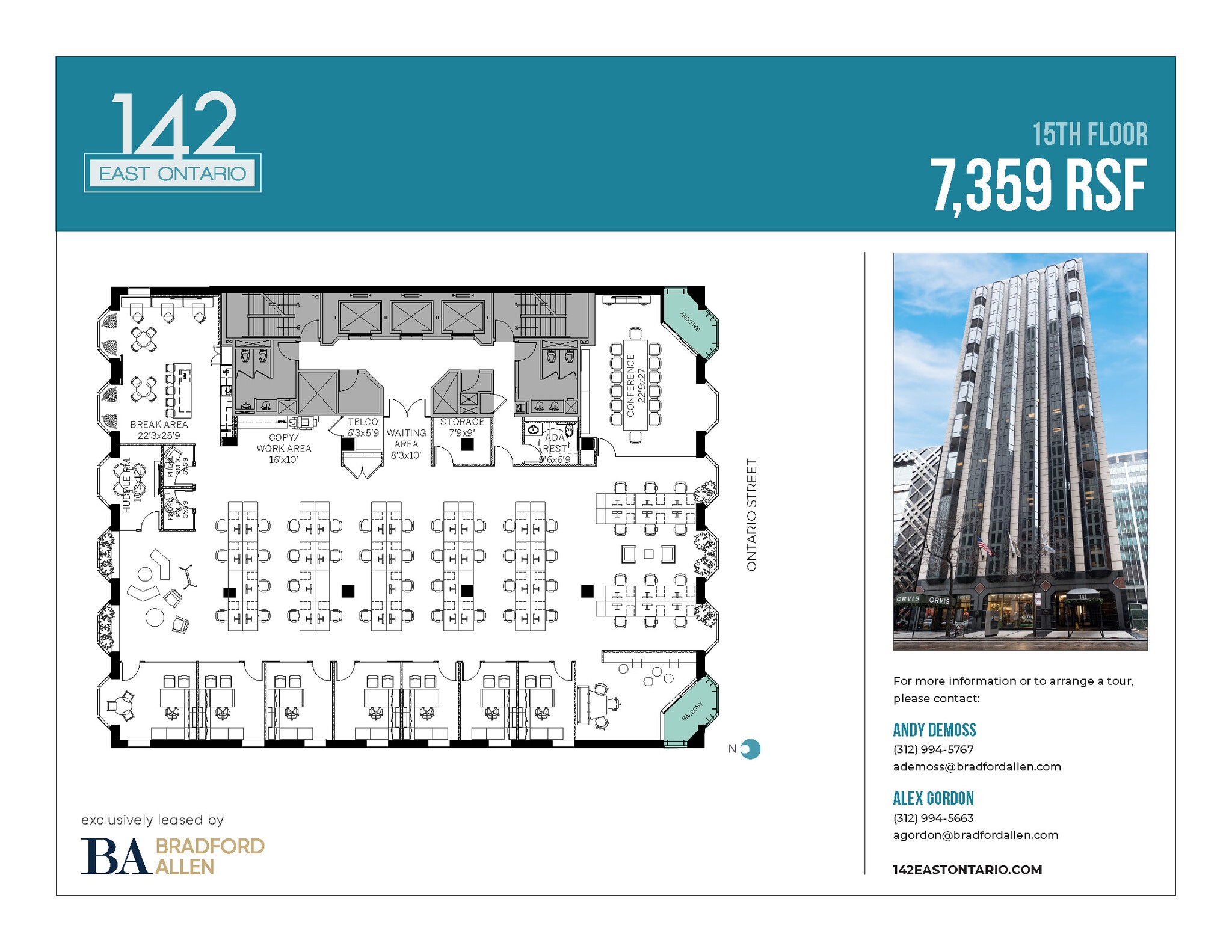 142 E Ontario St, Chicago, IL for lease Floor Plan- Image 1 of 5