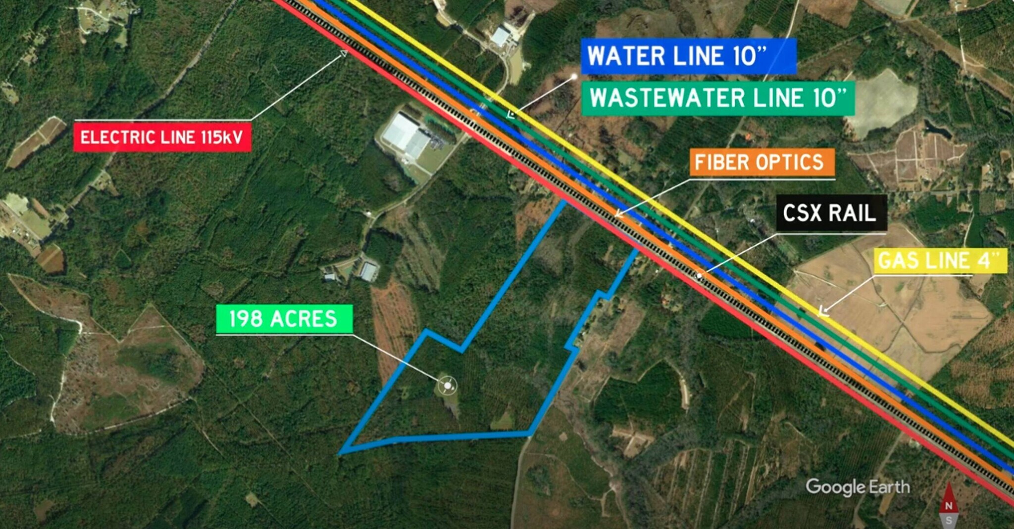 Highway 68, Early Branch, SC for sale Aerial- Image 1 of 1