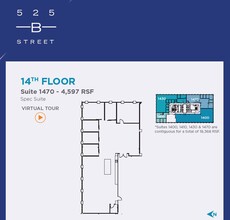 525 B St, San Diego, CA for lease Floor Plan- Image 1 of 2