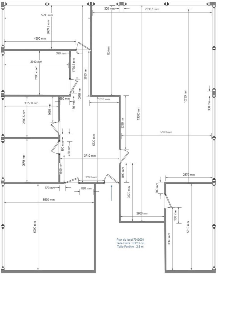 Office in Ris-Orangis for lease Floor Plan- Image 1 of 2
