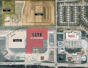 19317 Oakmont Dr, Gretna, NE - AERIAL map view - Image1