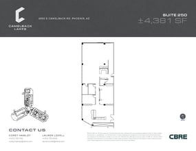 2850 E Camelback Rd, Phoenix, AZ for lease Floor Plan- Image 2 of 2