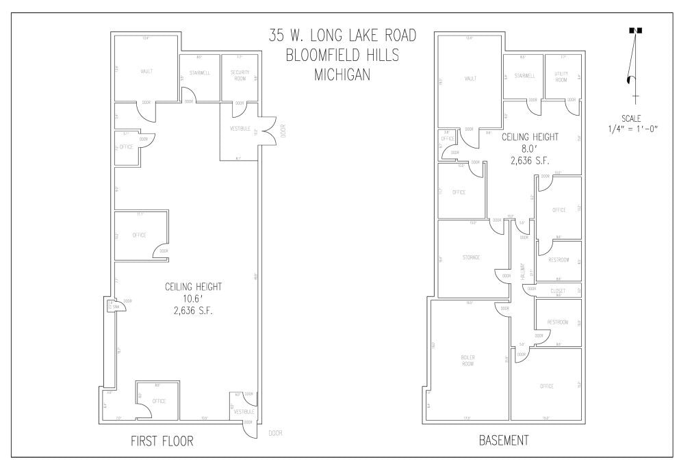 35 W Long Lake Rd, Bloomfield Hills, MI for lease Floor Plan- Image 1 of 1