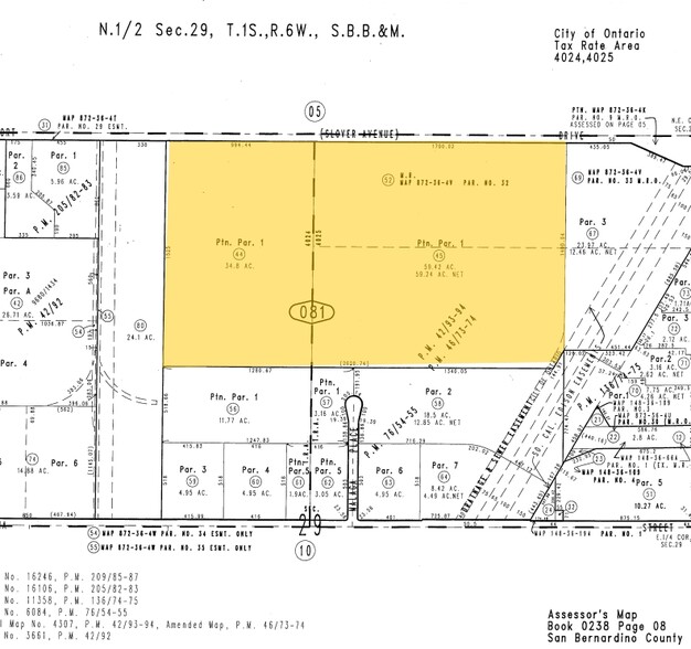 5600 E Airport Dr, Ontario, CA for sale - Plat Map - Image 1 of 1