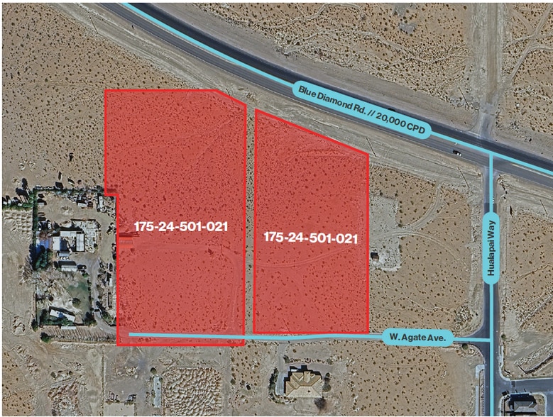 Blue Diamond Rd, Las Vegas, NV for sale - Aerial - Image 1 of 4