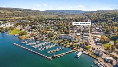 106 E 4th St, Watkins Glen, NY - AERIAL map view