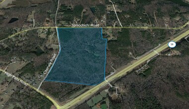 480 Tomochichi, Griffin, GA - aerial  map view