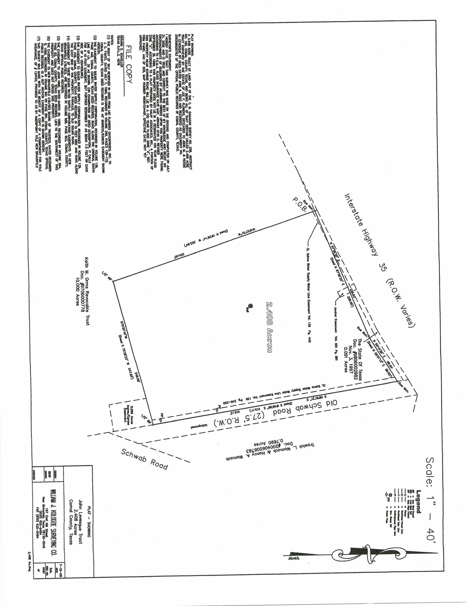 23950 S Interstate 35, New Braunfels, TX for sale Site Plan- Image 1 of 4