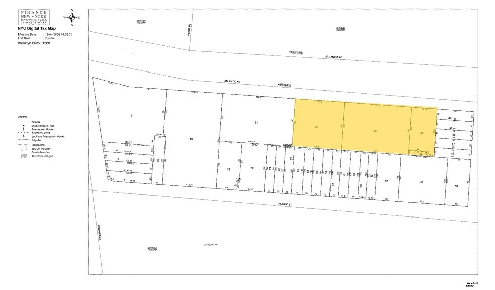 1250-1266 Atlantic Ave, Brooklyn, NY for sale - Plat Map - Image 1 of 1