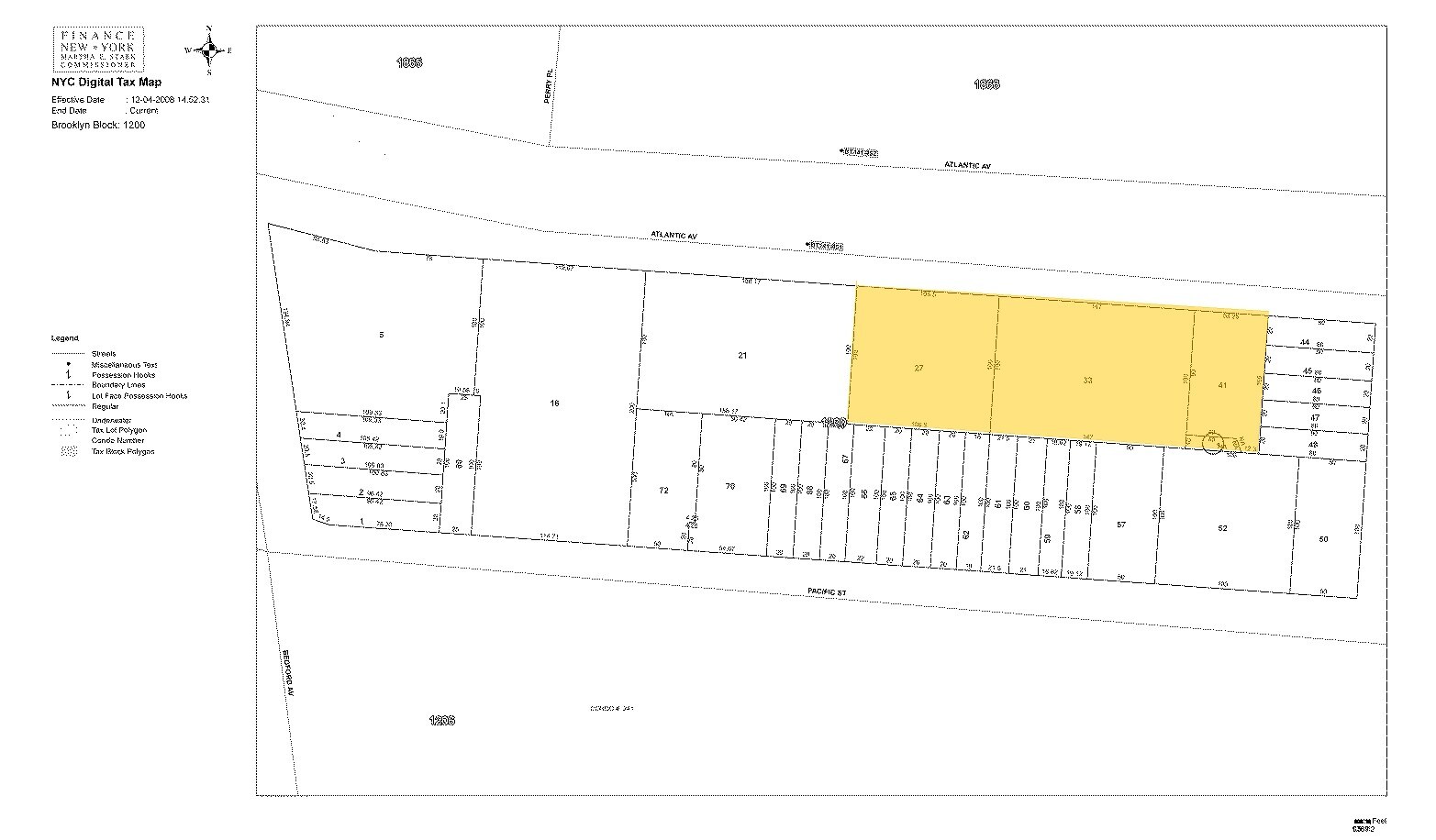 1250-1266 Atlantic Ave, Brooklyn, NY for sale Plat Map- Image 1 of 1