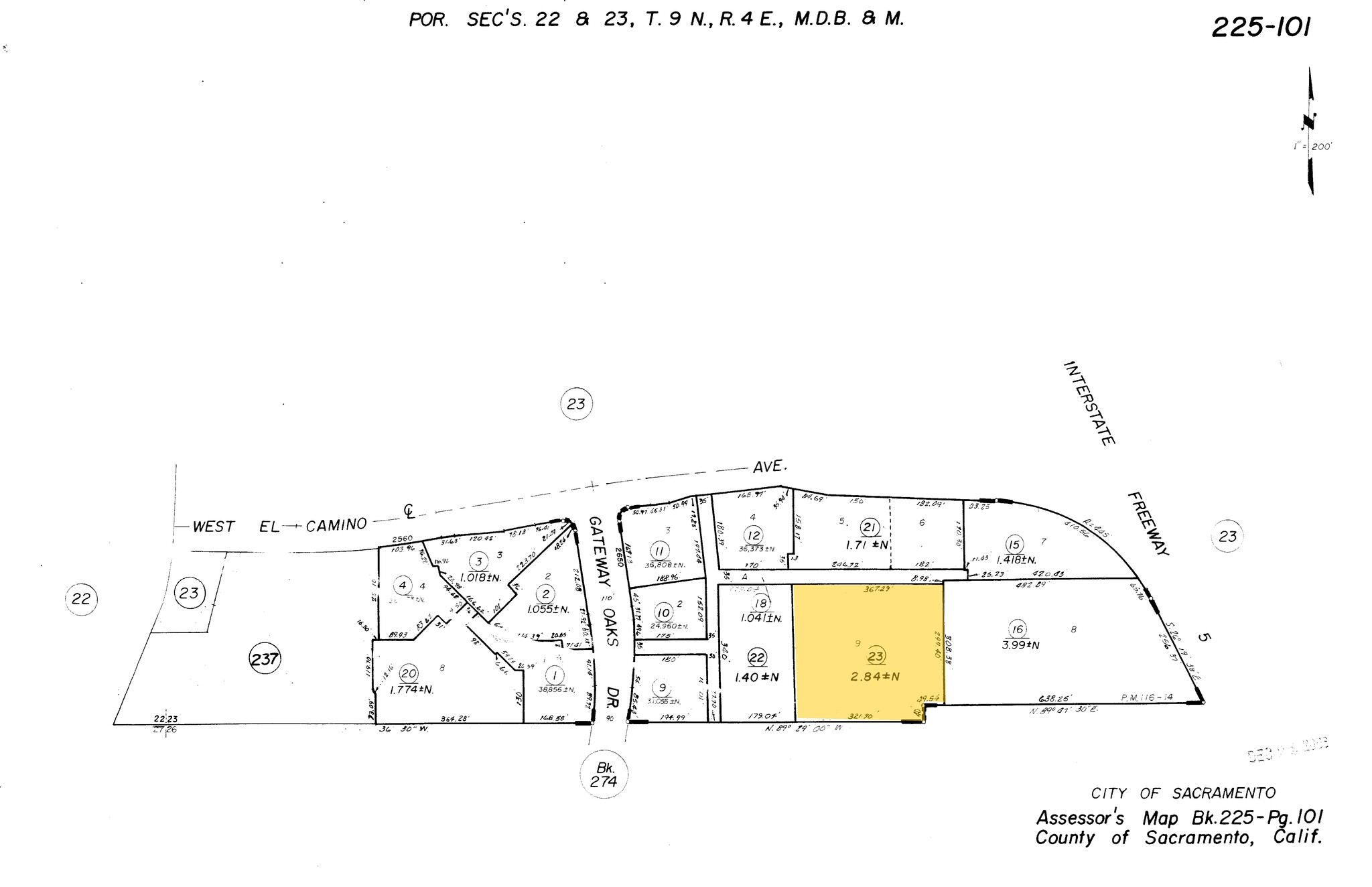 2616 Gateway Oaks Dr, Sacramento, CA for sale Plat Map- Image 1 of 2