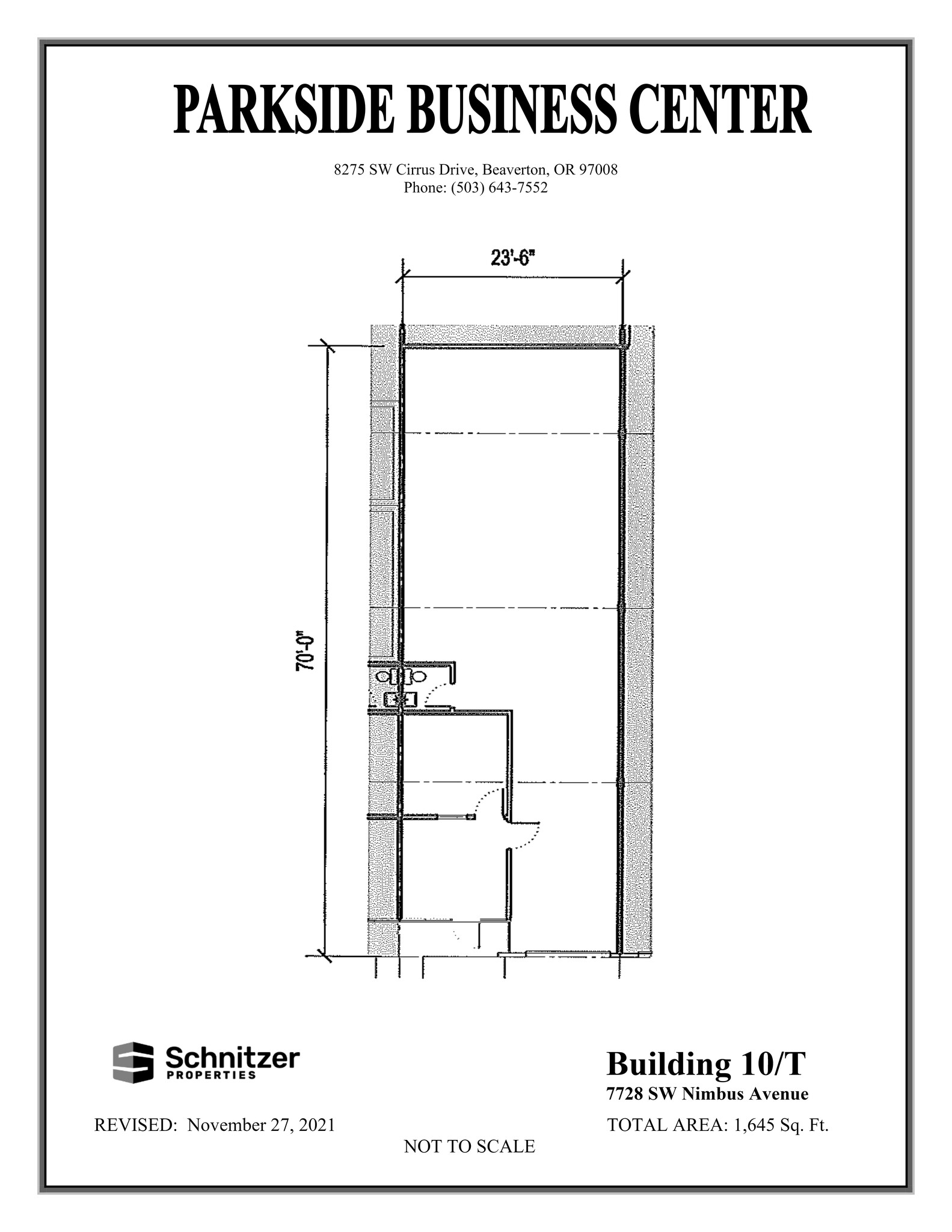 8362-8380 SW Nimbus Ave, Beaverton, OR for lease Site Plan- Image 1 of 1