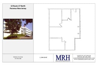 12 N State Rt 17, Paramus, NJ for lease Floor Plan- Image 1 of 1