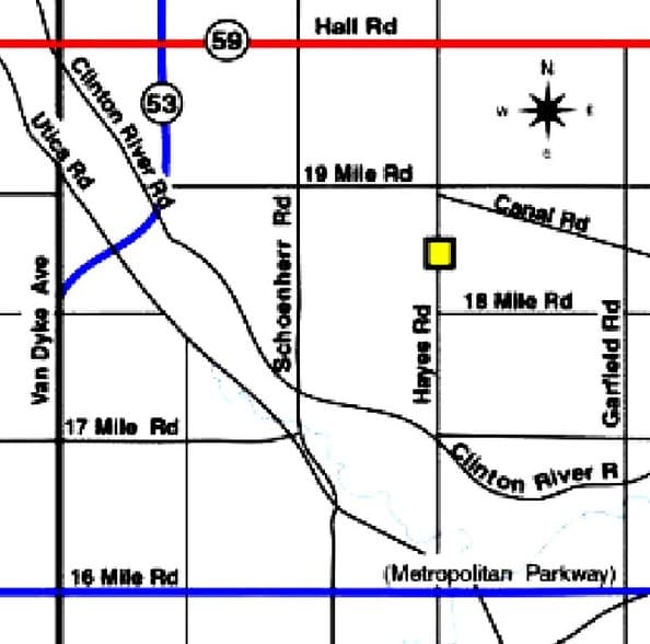 41800 Hayes Rd, Clinton Township, MI for sale - Site Plan - Image 2 of 5