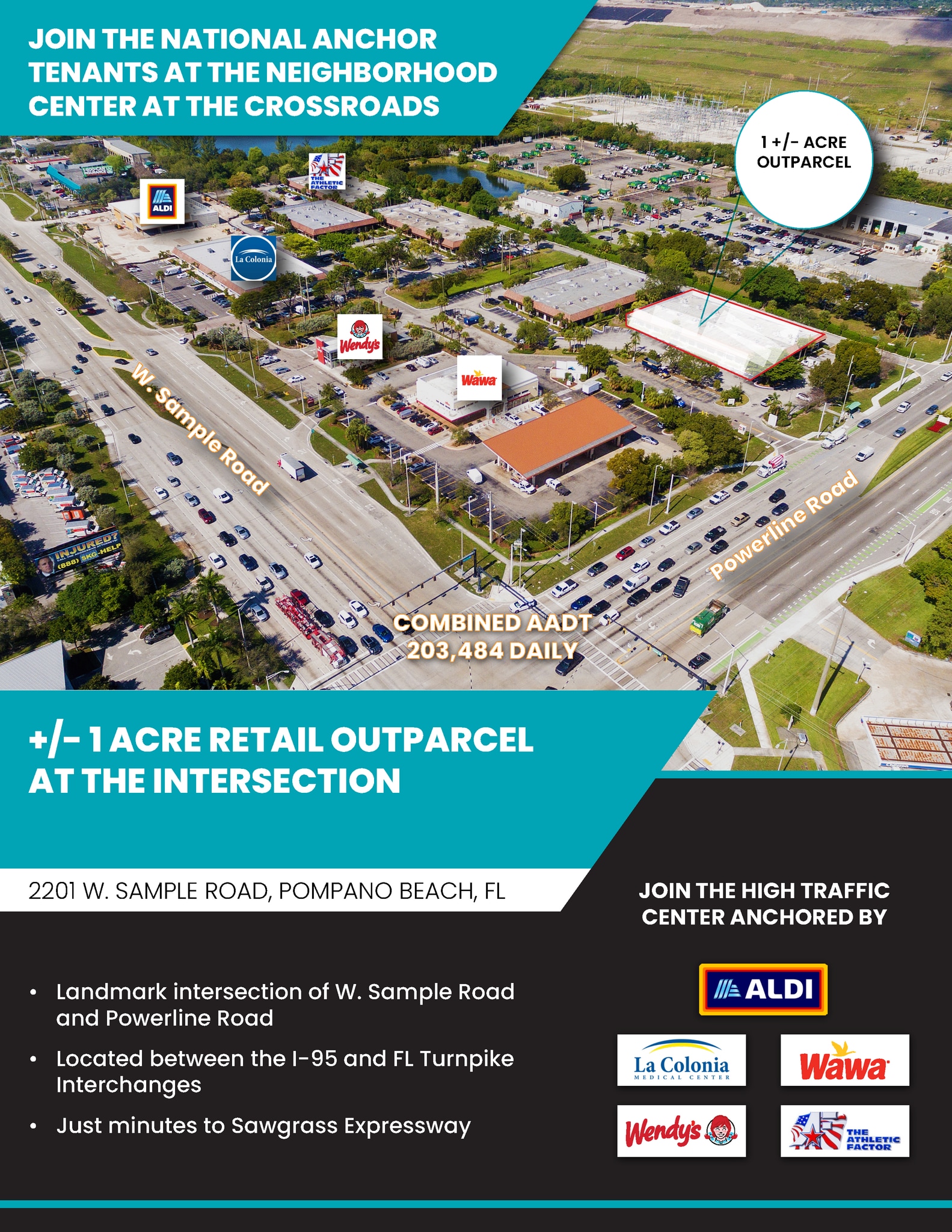 2201 W Sample Rd, Pompano Beach, FL for lease Aerial- Image 1 of 3