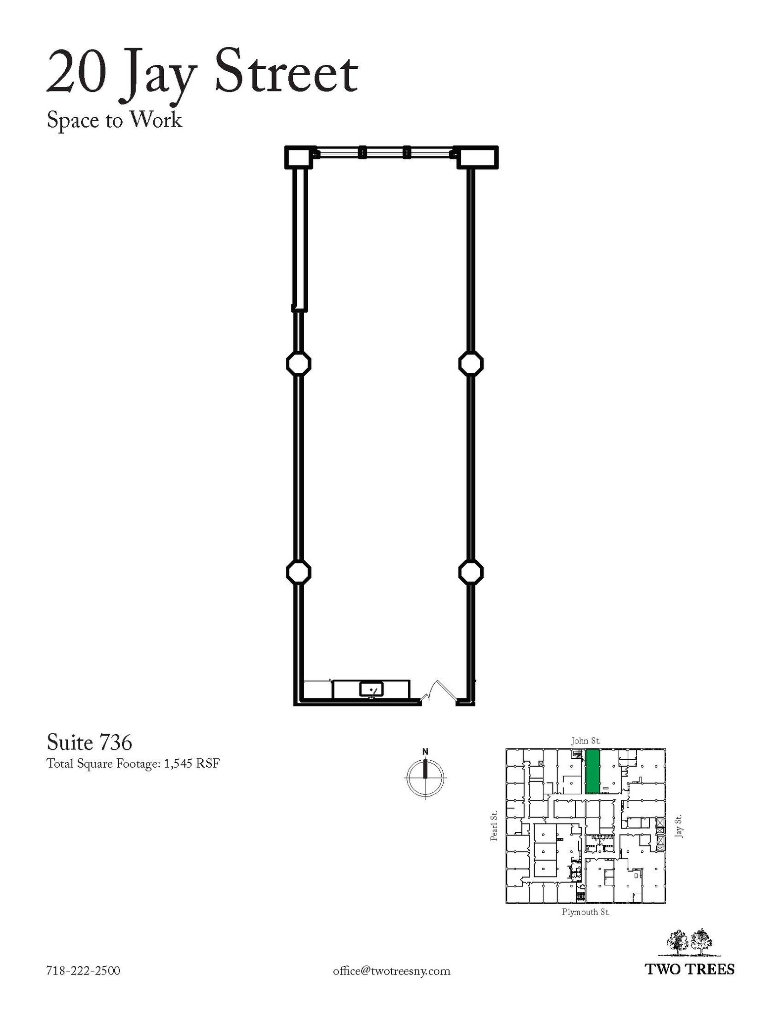 20 Jay St, Brooklyn, NY for lease Floor Plan- Image 1 of 8