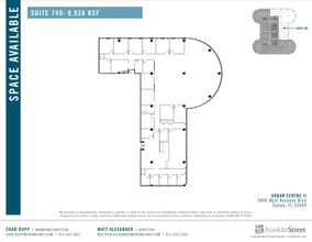 4830 W Kennedy Blvd, Tampa, FL for lease Floor Plan- Image 1 of 1