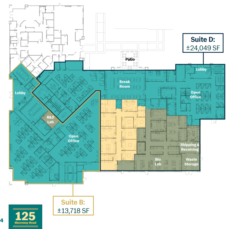 125 Shoreway Rd, San Carlos, CA for lease Floor Plan- Image 1 of 1