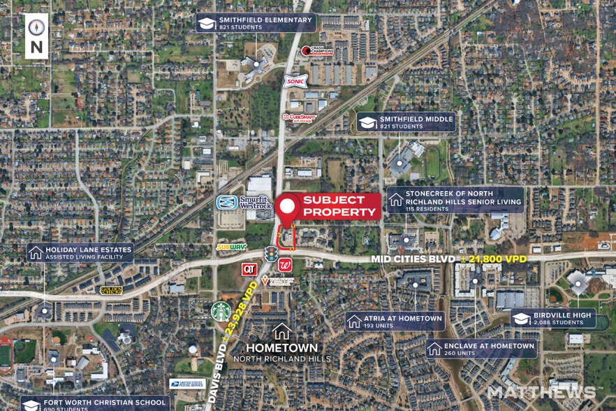 6360 Davis Blvd, North Richland Hills, TX for sale - Building Photo - Image 1 of 2
