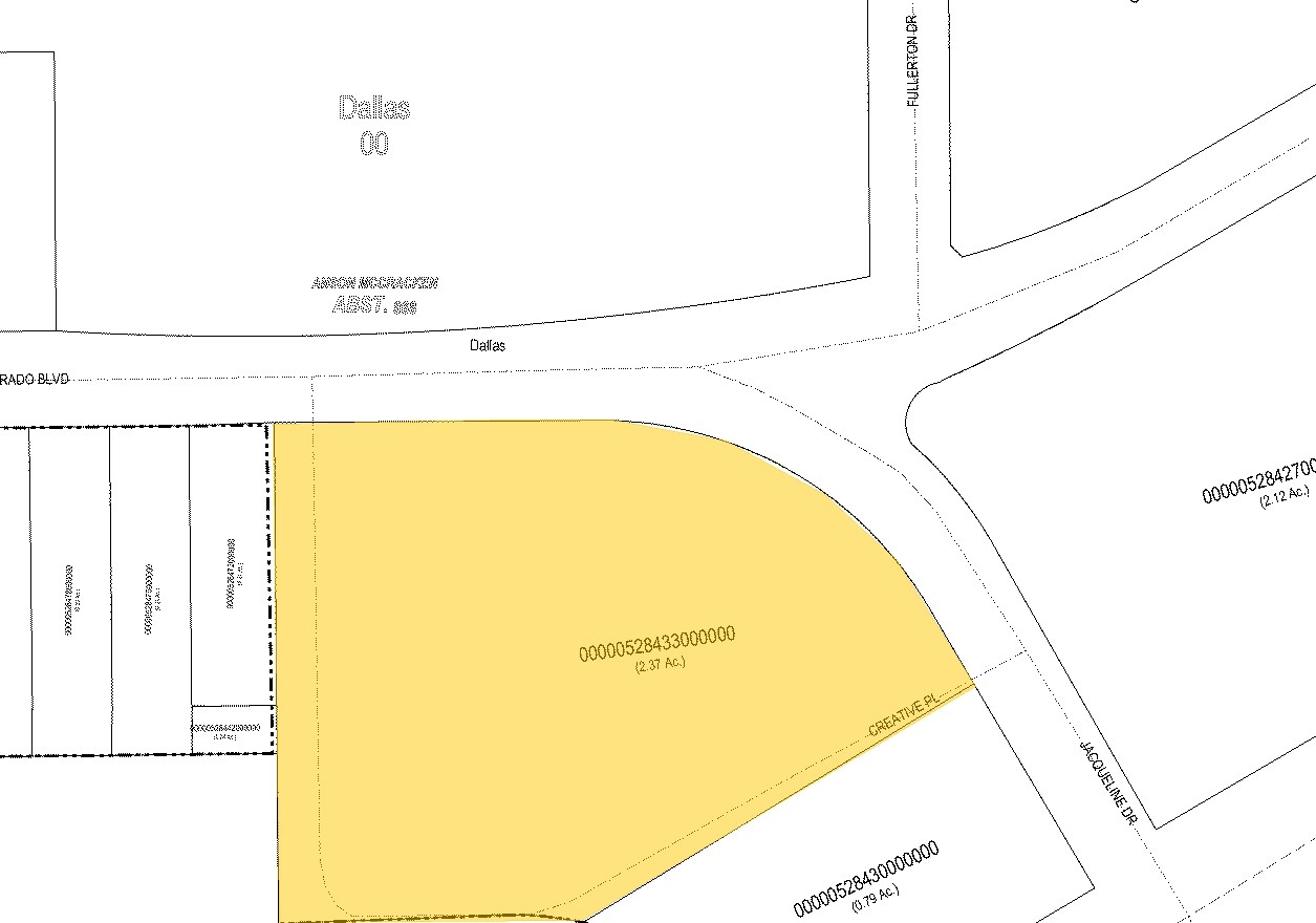 2610 W Colorado Blvd, Dallas, TX for sale Plat Map- Image 1 of 1