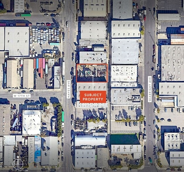 1708 Hayes Ave, Long Beach, CA for lease - Aerial - Image 2 of 2
