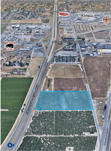 E. Brundage Lane & Vineland Road, Bakersfield, CA - aerial  map view