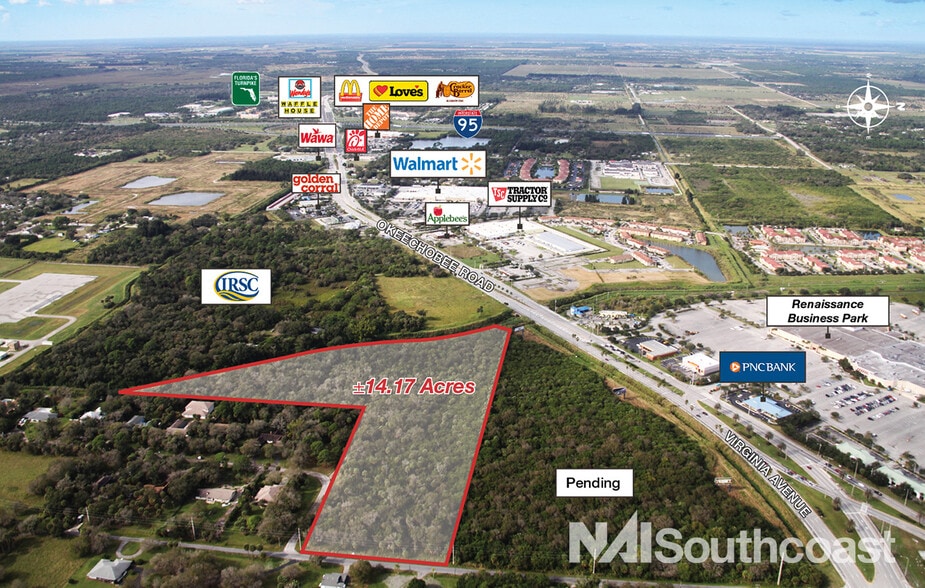 Okeechobee Rd & Hartman Rd, Fort Pierce, FL for sale - Building Photo - Image 1 of 4