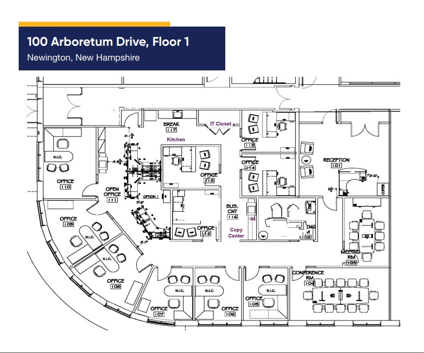 100 Arboretum Dr, Portsmouth, NH for lease Floor Plan- Image 1 of 1