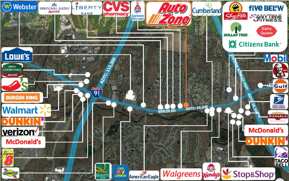 48 Berlin Rd, Cromwell, CT 06416 AutoZone