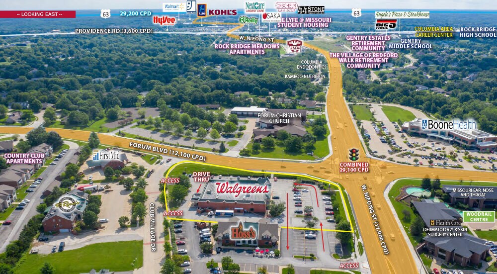 1000 Club Village Dr, Columbia, MO 65203 Walgreens