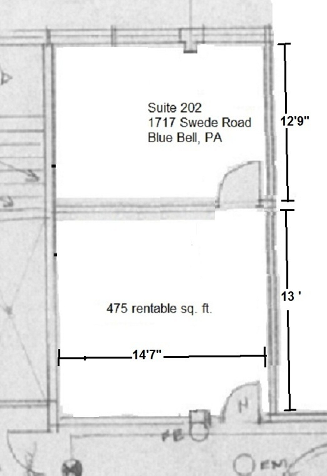 1717 Swede Rd, Blue Bell, PA for lease Floor Plan- Image 1 of 1