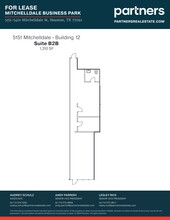 5151 Mitchelldale St, Houston, TX for lease Site Plan- Image 1 of 1