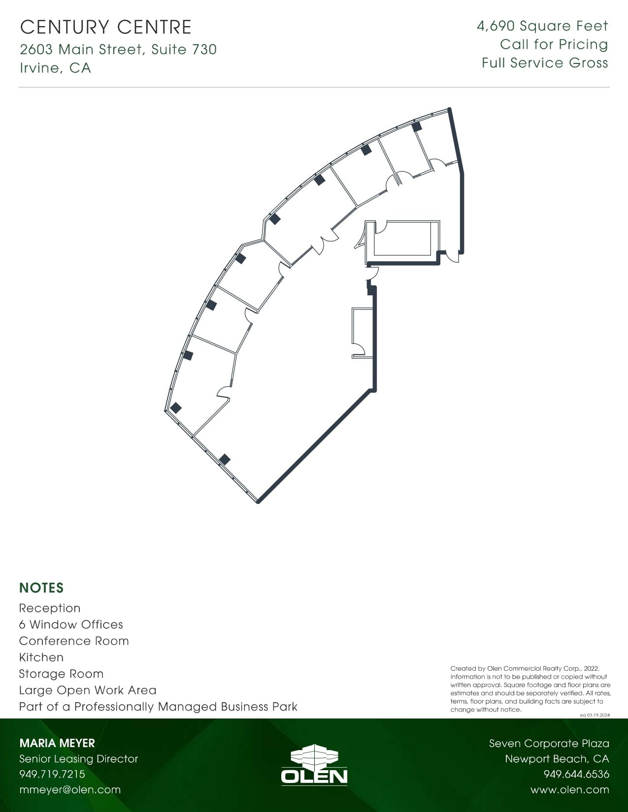 2601-2603 Main St, Irvine, CA for lease Floor Plan- Image 1 of 1