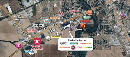 910-944 S State St, Clarksdale, MS - AERIAL map view